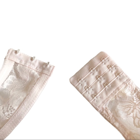 Jessica Simpson Padded Strapless Bra in Pink Lacy Wireless No Wire Bra size 36C - Picture 6 of 6